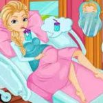 Frozen Elsa Gives Birth
